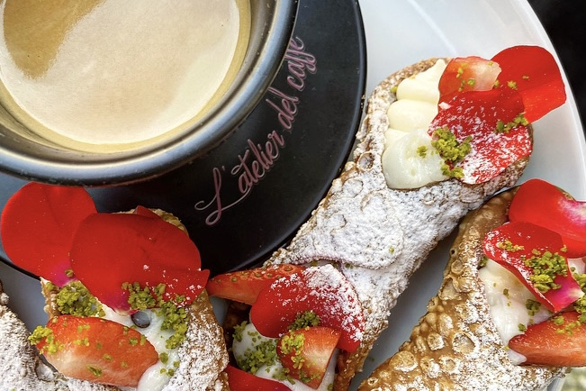 Koffiedrab cannoli